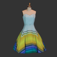 Candy Stripe Party Dress